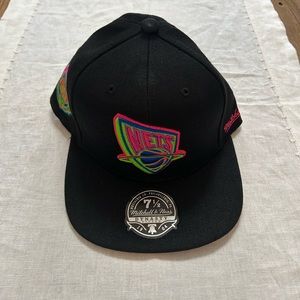 Brand New Mitchell & Ness Brooklyn Nets 35 Years Patch Color Bomb 7 1/2